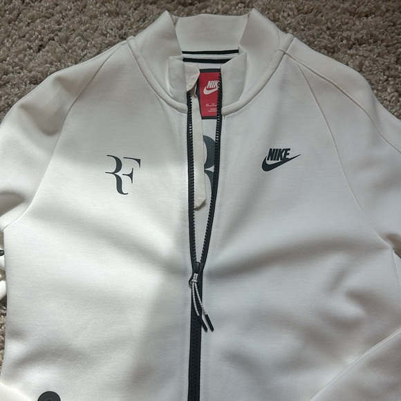 Roger Federer Nike zip up - white mens xs - Picture 4 of 7